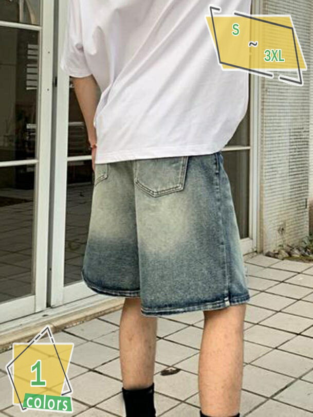 500円OFFクーポン ショートパンツ メンズ レディース 短パン アメカジ デニムショーツ 5分丈 夏 カジュアル デニム ハーフパンツ ジーンズ ショート丈 レトロ ジーパン 半ズボン RaogtCYU
