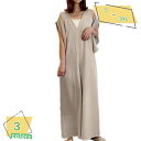 オールインワン サロペット レディース Vネック サロペット オシャレ 楽ちん 上品 大人可愛い ワイドパンツ ベイカーパンツ ロングパンツ 無地 オーバーパンツ ゆったり オシャレ RaogtCYU