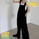 サロペット レディース サロペット パンツ ロング 春 夏 薄手 オフィス 仕事 オールインワン ゆったり キャミ ワイドパンツ カジュアル 裾スリット 20代 30代 40代 50代 体型カバー オーバーオール おしゃれ RaogtCYU