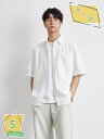 777円OFFクーポン シャツジャケット カジュアル メンズ 半袖 トップス オックスフォード シャツ 夏用 清涼 涼しい yシャツ ゆったり おしゃれ 涼感 軽い 柔らかい かっこいい 無地 シンプル 薄手 快適 襟付き 汗染み防止 RaogtCYU