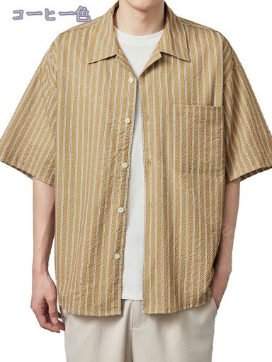 メンズ シャツ 夏服 七分袖 折り返し半袖 ファッション シンプル オシャレ ボタンアップ シャツ ワイシャツ 綿 チェック柄 大きいサイズ ゆったり 柔らかい かっこいい 春夏秋 快適な軽い カジュアル RaogtCYU