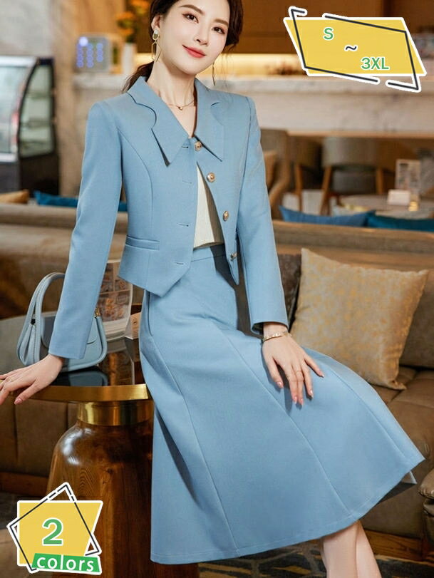 1000円OFFクーポン レディース スカートスーツ セットアップ ジャケット 上下セット プリーツスカート フォーマル オフィス エレガント 通勤 入学式 春夏秋 女性 洋服 上質 細身 着心地良い ファッション ビジネス 洗える スーツ office RaogtCYU