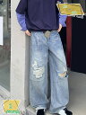 760円OFFクーポン デニム バギーパンツ メンズ ワイドパンツ デニム ウオッシュ ジーンズ ジーパン 大きいサイズ ダボパン ダボダボ RaogtCYU