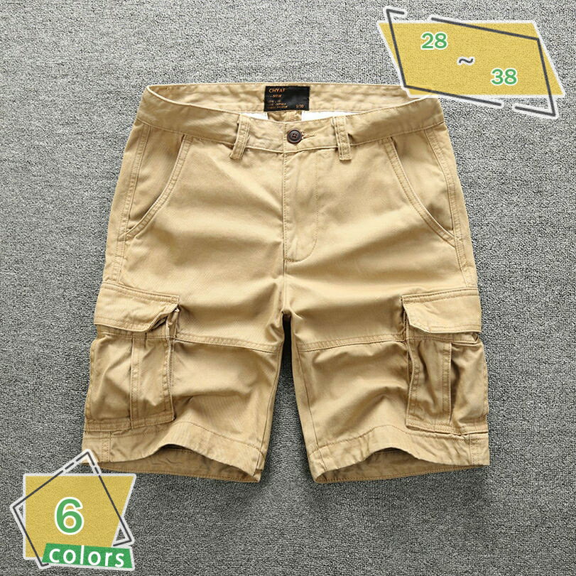 乐天商城 - カーゴパンツ ハーフパンツ メンズ ショートパンツ ストレッチ パンツ ミリタリー 5分丈 膝上 ワークパンツ 半ズボン お兄系 ワークパンツ スポーツ トレーニング ファッション おしゃれ 春 夏 RaogtCYU