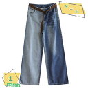 777円OFFクーポン デニムパンツ レディース ストレッチ ワイドパンツ 春秋冬 ハイウエスト ジーンズ カットオフ 9分丈 ストレッチ ベルト付き ジーパン 女性 ゆったり 大きいサイズ ハイウエスト カジュアルハイウエスト ワイドレッグパンツ RaogtCYU