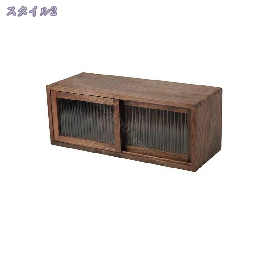 2000円OFFクーポン 食器棚 ミニ食器棚 透明扉 収納キャビネット 木製 一暮らし用 食器収納棚 台所収納 おしゃれ 防塵 防湿 レンジボード 調味料 鍋 お箸 お椀 キッチン収納 家庭用 コンパクト 収納便利 レンジ台 キッチンラック 完成品 RaogtCYU [3]