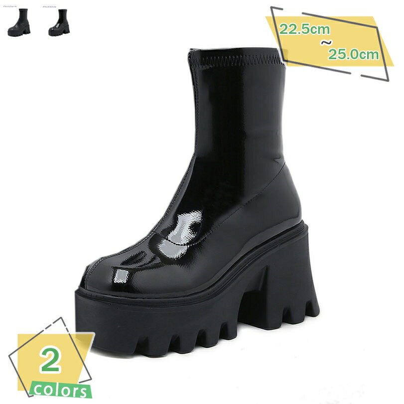 2000円OFFクーポン ブーツ レディース ショートブーツ サイドジップ ハイヒール チャンキーヒール 太ヒール 秋冬 9cmヒール 黒 美脚 革靴 防水 軽量 通勤 滑り止め アンクルブーツ COSPLAY レディースブーツ 幅広 立ち仕事 ブーティ RaogtCYU