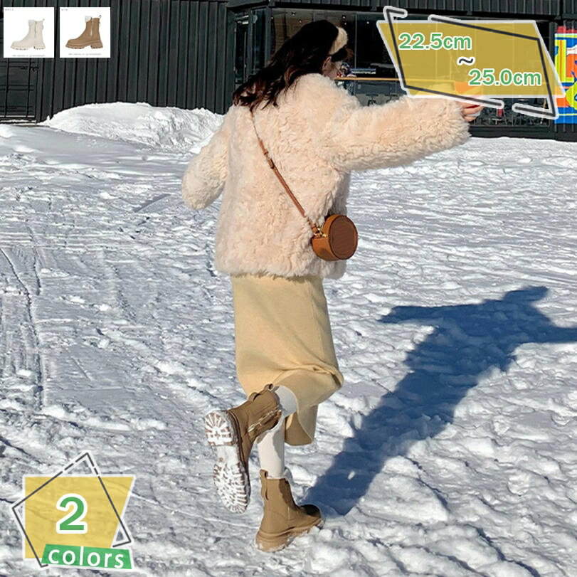 1000円OFFクーポン レディース ショートブーツ 厚底 シンプル 太ヒール プラットフォーム ショートブーティー アンクルブーツ ブーティ 美脚 内ボア 革靴 サイドジップ ショート丈 防水 防寒 通勤 オフィス 厚底ブーツ 幅広 防滑 ふわふわ RaogtCYU