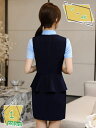 2000円OFFクーポン 制服 アンサンブル レディース スカートスーツ 3点セット ブラウス スカート ベスト セットアップ 半袖 タイト 気質 エレガント おしゃれ シンプル 着痩せ フォーマル 通勤 オフィス 春 夏 フォーマルスーツ ママ セレモニー RaogtCYU