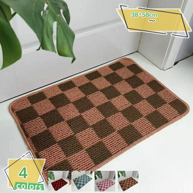 300円OFFクーポン 玄関マット おしゃれ 北欧 ins風 エントランスマット ウェルカムマット 現代風 オシ..
