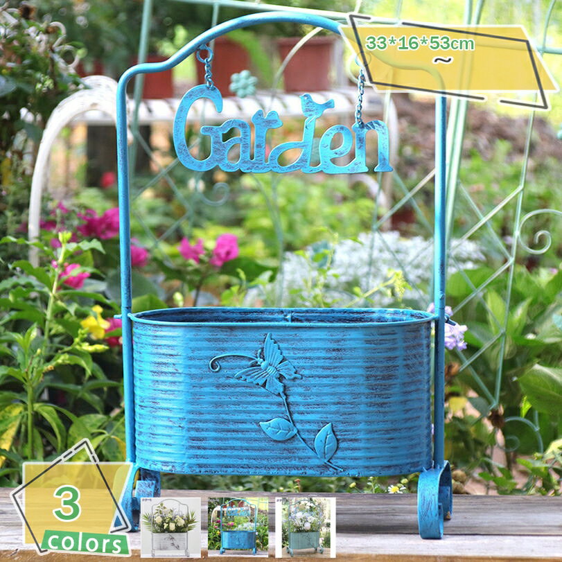 1000円OFFクーポン 植物スタンド ヴィンテージ 鉄製 植木鉢 スタンド 屋外 リビングルーム 装飾 鉄製プ..