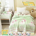 1000円OFFクーポン ガーゼケット 綿100% お昼寝ケット 110×110cm お昼寝ふとん 肌掛け 夏用 ジュニアケット ベビーケット キッズ 子供 入...