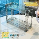 卓上収納ラック 2段 コスメ収納 化粧品収納ラック 化粧品収納ボックス 小物入れ 大容量 化粧品収納棚 メイクボックス 大容量 卓上収納 香水ディスプレイスタン...