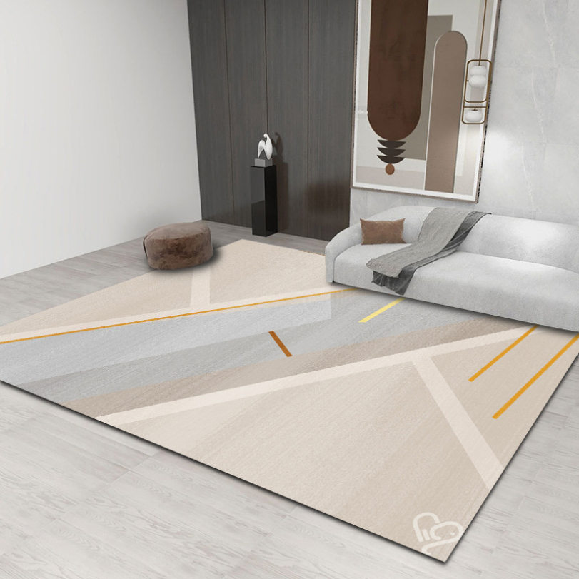 楽天市場】白 幾何学模様 ラグの通販