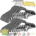 ハンガー すべらない 10本組 かたくずれ防止 おしゃれ 洗濯ハンガー 衣類ハンガー 多機能ハンガー 滑り止め 変形しにくい 物干しハンガー曲がらな 超強い荷重 乾湿両用 ハンガー ジャケットなど 大事な洋服の収納に 滑べらない RaogtCYU