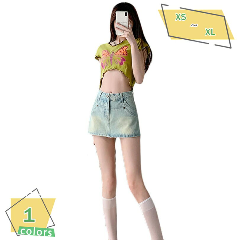 500円OFFクーポン キュロット スカート デニムスカート レディース 夏 原宿系 Aライン ハイウェスト ショート丈 ふんわり 可愛い ボトムス ミニ丈 おしゃれ かわいい 膝上 シンプル 台形シルエット 柔らかい ミニスカート 夏満喫 スカート RaogtCYU