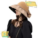 300円OFFクーポン 蝶結び つば広 バケットハット レディース 小顔効果 UVカット 夏 春 日よけ 無地 吸汗 速乾 通気 折りたたみ カジュアル 登山 ...
