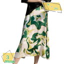 760円OFFクーポン 花柄 ロングスカート レディース ウエストゴム ハイウエスト ふんわり スカート シフォンスカート 足首に ふわふわ かわいい スカート 花柄 Aライン 春 夏 お洒落 上品 お出掛け 普段着 通勤 通学 ボヘミアン スカート RaogtCYU