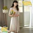 1000円OFFクーポン ネグリジェ 姫系 夏 ガウンパジャマ パジャマ カジュアル ネグリジェ シンプル 薄手 部屋着 マタニティルームウェア・パジャマ 母の...