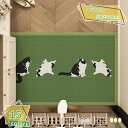 760円OFFクーポン 玄関マット 屋外 室内 パンダ柄/動物柄 可愛い オシャレ 水洗える 滑り止め 耐磨耗性 泥落とし 汚れ落とし 泥除け wellcome ウエルカム ドアマット カーペット 玄関/寝室/廊下/洗面台 業務用 家庭用 屋外室内兼用 RaogtCYU