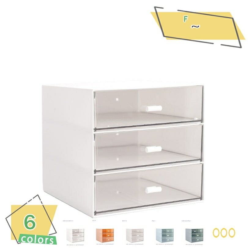 300円OFFクーポン 収納ケース 引き出し 小物収納 透明 収納ボックス 4引出し 3引出し 収納ボックス 卓上収納 引き出し小物 化粧品収納 文房具収納 多...