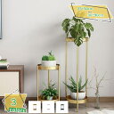 フラワースタンド プランタースタンド 2段 観葉植物 フラワーラック 鉢置きスタンド アイアン 花棚 植物棚 盆栽棚 花台 室内屋外 おしゃれ ホワイト ブラッ...