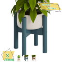 1000円OFFクーポン スタンド フラワースタンド 屋外用 花台 竹製 鉢スタンド 観葉植物 台 植木鉢 円形 丸型 プランター プラントスタンド 室内 屋外...