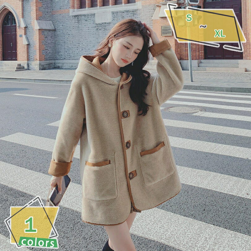 ボアブルゾン ボアジャケット ボアコート レディース ジャケット アウター ボア ブルゾン もこもこ ふわふわ おしゃれ ホワイト フード付き ジャケット 防寒コート 冬 フリース ポケット あったか ショート丈 ボアコート RaogtCYU