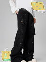 1000円OFFクーポン デニムロングパンツ ダメージ加工 デニムパンツ メンズ ジーンズ ジーパン ダメージ クラッシュ ジーンズ Gパン ジップ 大人ファッション RaogtCYU