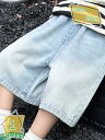 1600円OFFクーポン キッズ 男の子 ダメージ加工 ウエストゴム デニム ハーフパンツ 子供服 ジュニア ボーイズ 男児 ショートパンツ 日常 カジュアル 普段着 通学 部屋着 夏服 カッコイイ シンプル おしゃれ 夏 RaogtCYU