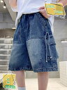 1600円OFFクーポン キッズ ハーフパンツ デニム 子ども ショートパンツ 子供服 ジーンズ Gパン 短パン 半ズボン ショーツ 男の子 ジュニア ボトムス 通園 通学 子供用 夏 カッコイイ RaogtCYU