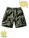 ハーフパンツ メンズ 速乾 ショートパンツ カーゴ 短パン ゆったり リラックスウェア 夏 5分丈 夏用 キャンプ スポーツ アウトドア RaogtCYU(4)