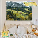 500円OFFクーポン 森の光 タペストリー 木 自然風景 大判 壁掛け 風景画タペストリー 新緑の並木 多機能壁掛け モダンなアート 布ポスター 模様替え 部...