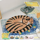 777円OFFクーポン 屋外用 ねこ柄 玄関マット エントランスマット 泥落とし 屋外 ドアマット 大きいサイズ おしゃれ 屋外用 エントラスマット 泥落としマ...