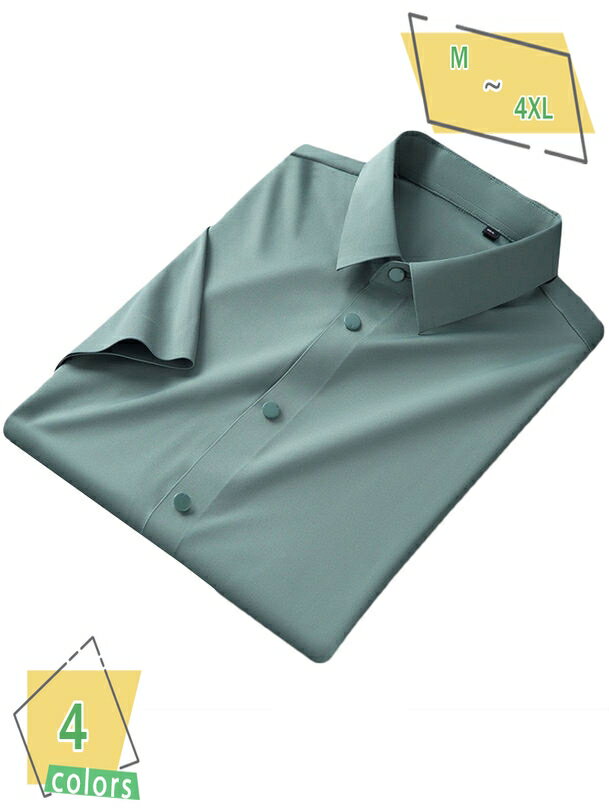 777円OFFクーポン 開襟シャツ メンズ 半袖 夏服 オープンカラー しゃつ 無地 涼しい トップス カジュアル かっこいい 上着 オシャレ ロールアップ 折り返し袖 春 夏 紳士服 ビジネス ファッション アウター ボタンダウン 柔らかい 快適 RaogtCYU