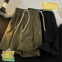 カーゴパンツ メンズ 夏用 ハーフパンツ 五分丈 ポケット無地 吸汗速乾 ショートパンツ 短パン 通気 快適 軽量 アウトドア ショーツ 大きいサイズ ワイドパンツ 半ズボン ウエストゴム おしゃれ カジュアル ボトムス RaogtCYU