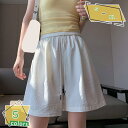 ショートパンツ レディース 無地 薄手 涼しい 海 夏 ルームウェア カジュアル オシャレ 可愛い ジュニア 女子 シンプル ポケット付き ガールズ リゾート スポーツ ゴルフ ヨガ ウエストゴム 接触冷感ショートパンツ ハーフ丈 RaogtCYU