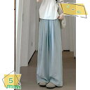 500円OFFクーポン ワイドパンツ パンツ レディース ボトムス ロング 接触冷感 夏 薄手 涼しい 快適 カジュアルパンツ イージーパンツ ロング ワイド ガウチョ ロングパンツ ズボン 長ズボン ルームウェア ウエストゴム ゆったり 日常 リゾート RaogtCYU