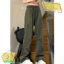 イージー ワイドパンツ レディース 夏 薄手 速乾 ゆったり スポーツパンツ ボトムス ジョガーパンツ カジュアル 大きいサイズ ワークパンツ 無地 おしゃれ 体型カバー ファッション ストリート ダンス きれいめ RaogtCYU