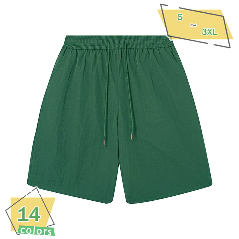 1000円OFFクーポン ショートパンツ メンズ レディース ショーツ ハーフパンツ ルーズ ユニセックス ハーフパンツ ショーツ ショートパンツ おしゃれ 短パン 大きいサイズ シンプル 無地 キャンプ カジュアル ゴルフ RaogtCYU