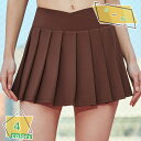 777円OFFクーポン アクティブスカート スコート プリーツスカート インナー付き ゴルフ テニス カジュアル スコート 伸縮性 速乾 柔らかい ハイウエスト ウエストゴム テニススコート スポーツウェア ダンス ヨガ 夏 アウトドア活動 スカート RaogtCYU