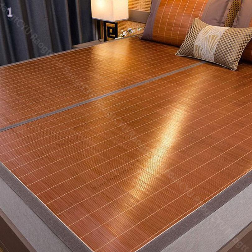 777円OFFクーポン 籐むしろ×アイスシルク リバーシブル敷マット 折り畳み可能 通気性極致 ソフト寝心地 四隅固定 涼感素材 夏冬兼用 洗える 和風 おしゃれ 省スペース収納 藤敷パッド セミダブル 接触冷感強化 ムレにくい 抗菌加工済 軽量 RaogtCYU