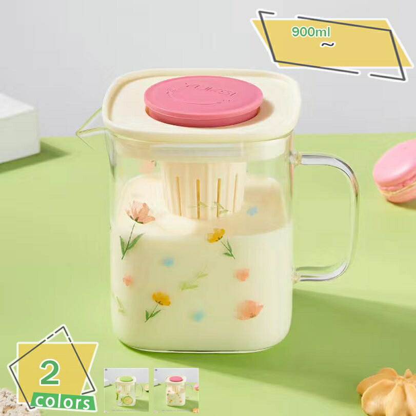 300円OFFクーポン 耐熱耐冷 ポット 0.9L 水出しコーヒー 茶 業務用 おもてなし 花 ガラスサーバーのみ 冷茶 耐熱ガラス 茶こし付 珈琲 健康茶器 ...