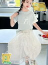 子供服 女の子 セットアップ 2点セット Tシャツ スカート スカートセット 無地 キッズ 上下セット ゆったり カジュアル 半袖 Aライン 可愛い オシャレ ...