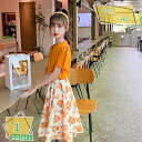 子供服 女の子 Tシャツ スカート 2点セット 女の子 キッズ服 半袖トップス フレアスカート セットアップ ガールズ 女児服 ダンス服 カジュアル おしゃれ ...