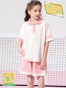 キッズ ジャージ 上下 女の子 半袖 tシャツ ハーフパンツ 子供服 セットアップ ショート丈 スウェット ガールズ 夏服 2点セット ファッション ダンスウェ...