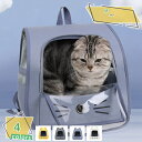 500円OFFクーポン ペット リュック キャリー アウトドア 猫 キャリー バッグ 猫バック 飛び出し防止リード付き 犬用 おでかけ用品 ソフトクレート メッシュ窓 折りたたみ式 通気性 洗える お出かけ ドライブ 旅行 通院 防災 避難用 RaogtCYU