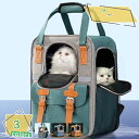 1000円OFFクーポン 犬 猫 ペット キャリーバッグ バックパック 猫 キャリーバッグ 犬キャリーバッグ 持ち運び便利 大容量 通気性 安定性 ペットキャリ...
