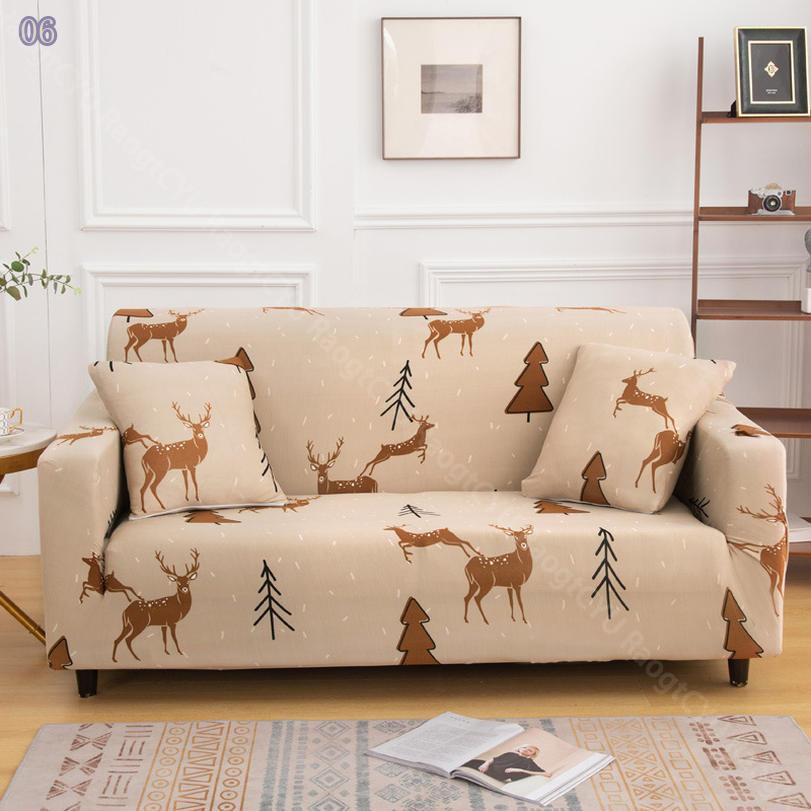 1000円OFFクーポン ソファーカバー 3人 2人 1人掛け 肘付き ストレッチ 一体型 柔らかい 洗える 柄物 ソファカバー 伸縮素材 伸びる フィットタイプ 滑り止め 替えカバー 伸縮性 縦横弾力 スタイル カバー キズ防止 汚れ防止 ソファー保護 四季兼用 RaogtCYU [3]