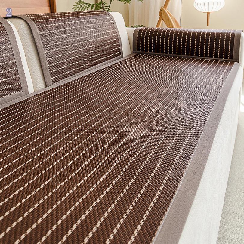 ソファーシーツ 天然 涼み マット クールパッド 多機能 引っ越し 小さい 丈夫 サラサラ 通気性良い ペット可 撥水 癒す系 ロングチェアシート 花柄 肌触り良好 丸洗い可 センター ソファーマット 通年用 抗菌防臭 薄手 吸湿速乾 RaogtCYU [3]